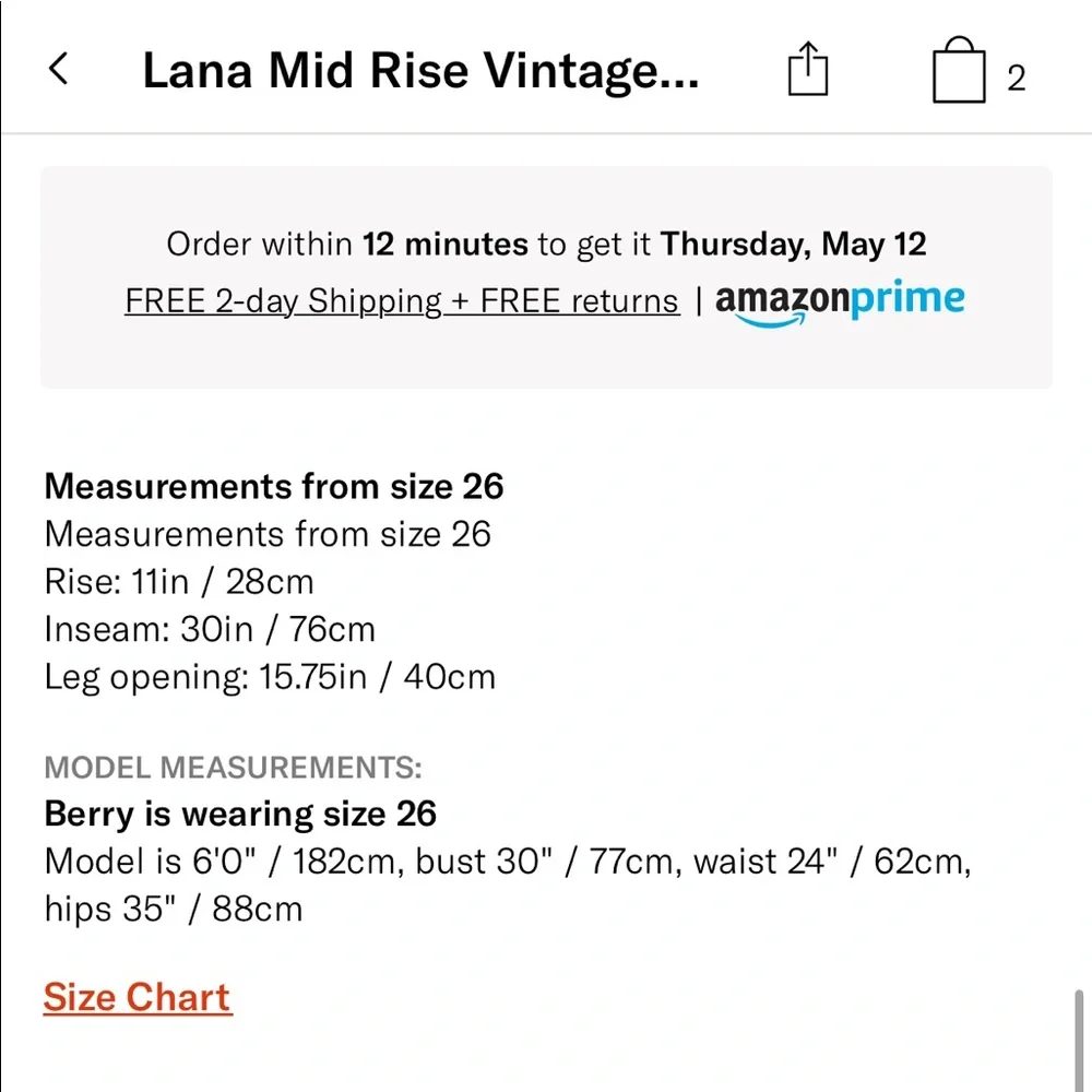 Worn 2x - AGOLDE Midrise Vintage Straight Jeans - Picture 5 of 7